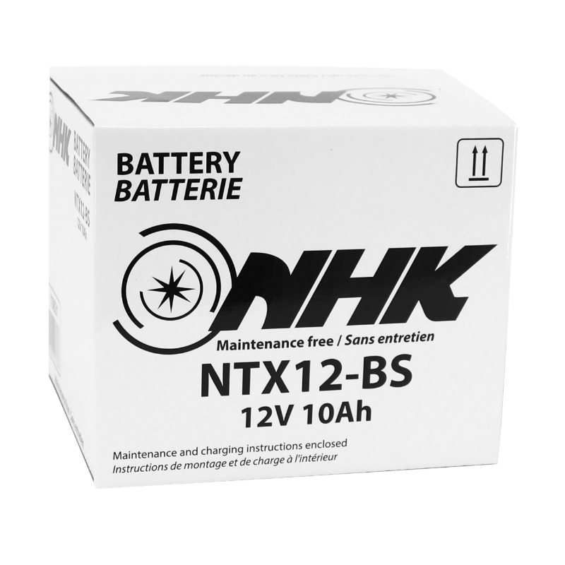Batterie 12V 10 ah NTX12-BS Nhk MF sans entretien livree avec pack acide (lg151xl87xh131mm) (qualite premium - equivalent YTX12-BS) - vue 4