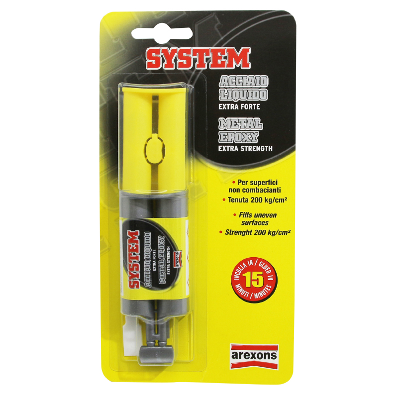 Colle époxy Arexons system acier ultra-résistant 200 kg/cm² 25 ml - vue 2