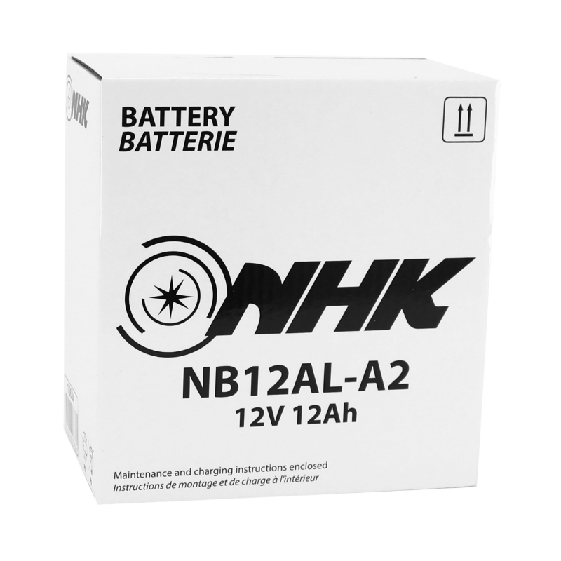 Batterie 12V 12 ah NB12AL-A2 Nhk conventionnelle avec entretien (lg134xl80xh160mm) (qualite premium - equivalent YB12AL-A2) - vue 4