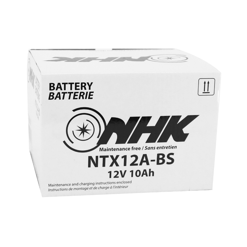 Batterie 12V 10 ah NTX12A-BS Nhk MF sans entretien livree avec pack acide (lg150xl87xh104mm) (qualite premium - equivalent YT12A-BS) - vue 4