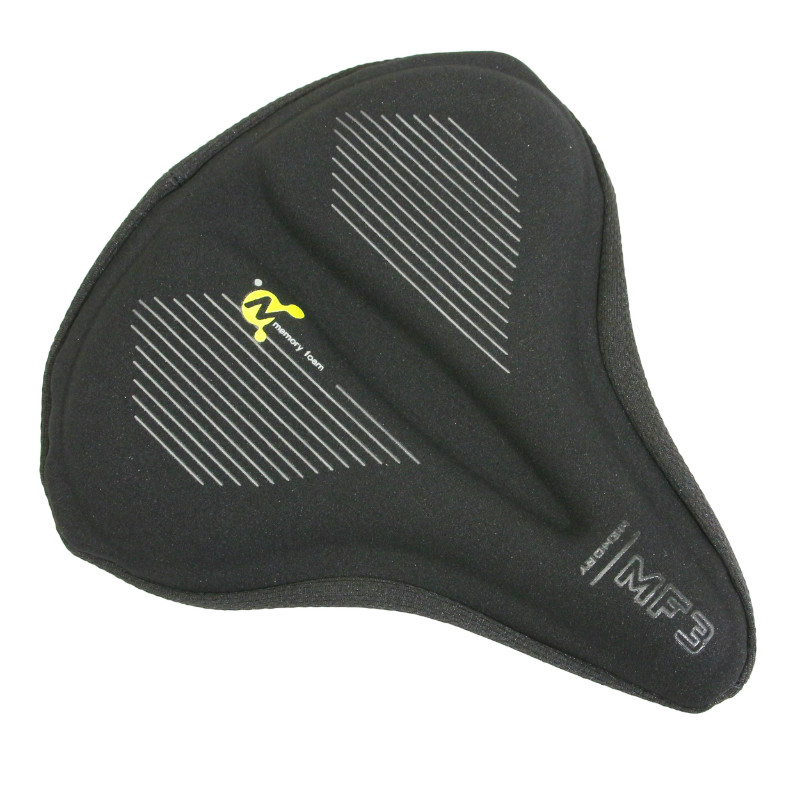 Couvre-selle vélo Newton gel mémoire de forme noir (245x230mm) - vue 3