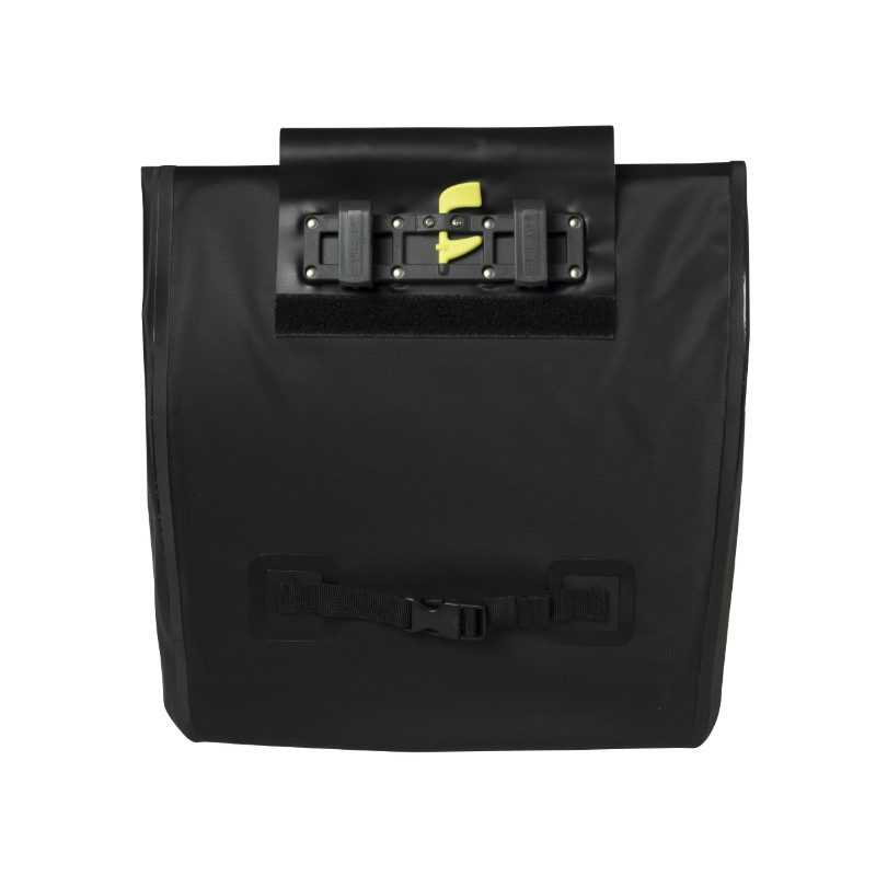Sacoche arrière vélo latérale Basil Urban Dry Shopper noir waterproof 20L (32x15x37cm) - vue 3
