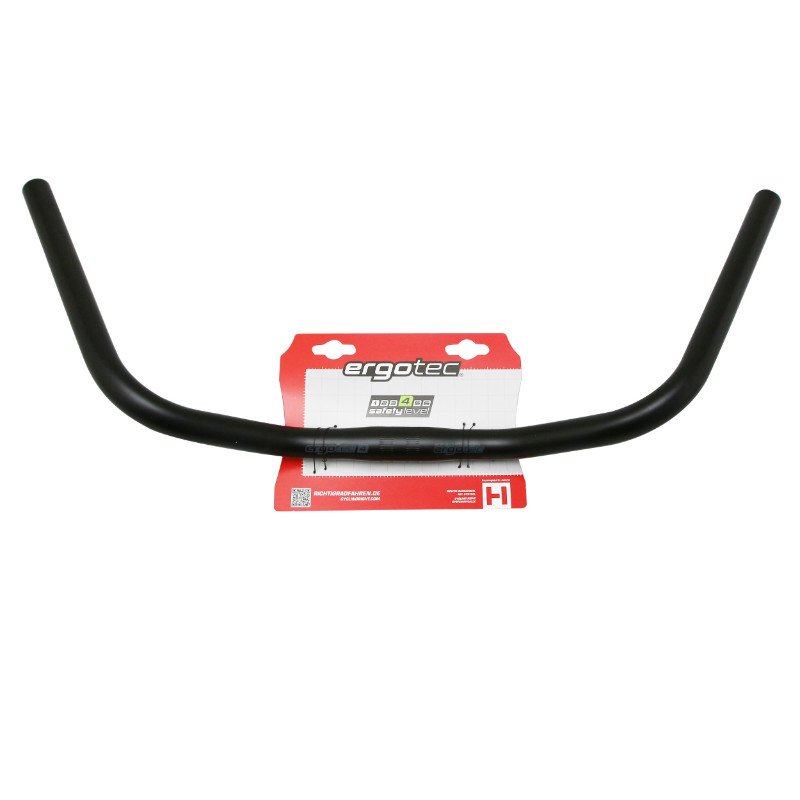 Cintre city Ergotec porteur bügel hoch acier noir 25,4 L590 mm - vue 2