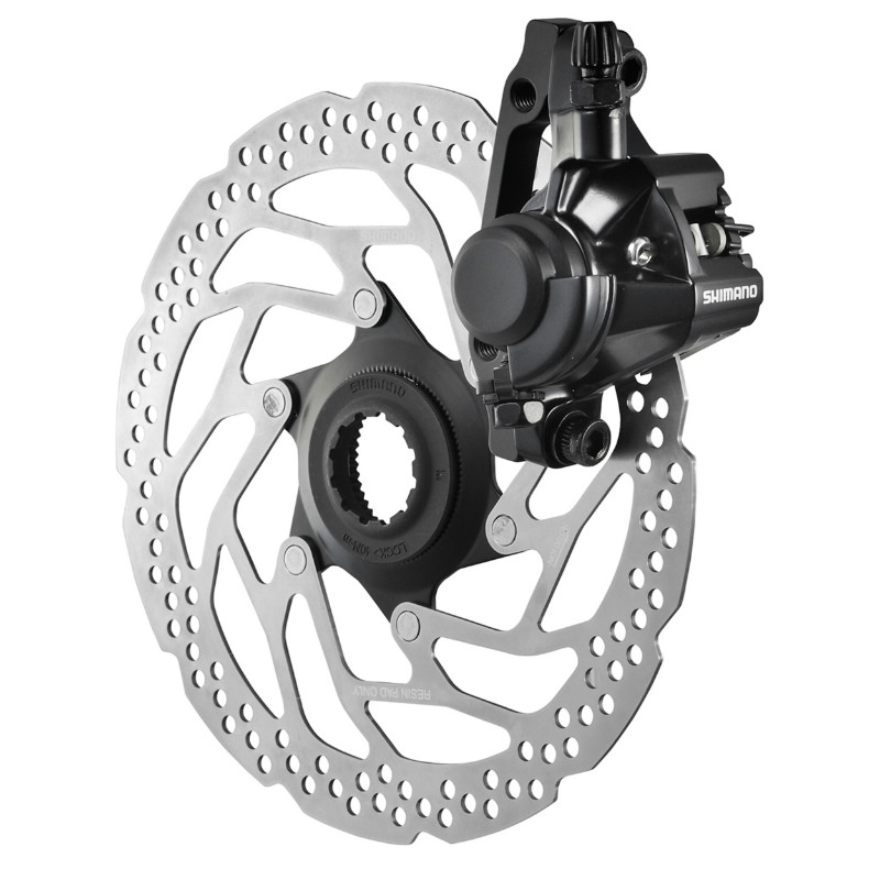 Étrier de frein VTT disque mécanique Shimano M375 noir - vue 2