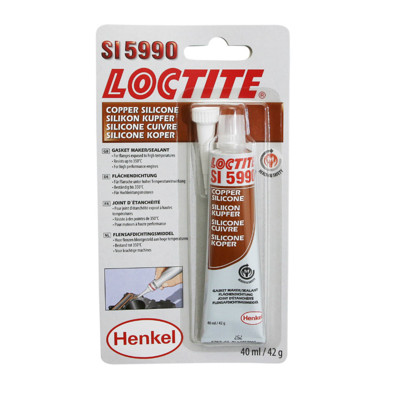 Pâte à joint Loctite SI 5990 haute température silicone cuivre 40 ml - vue 2