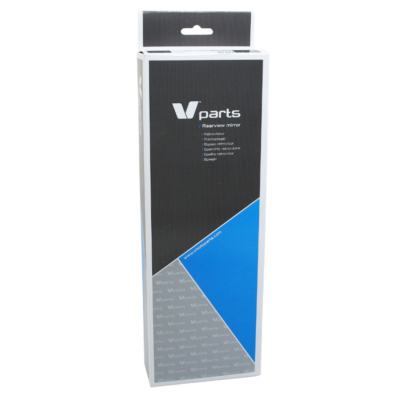 Rétroviseur adaptable Vespa ET2 ET4 M8-125 gauche noir-gris homologué - vue 3