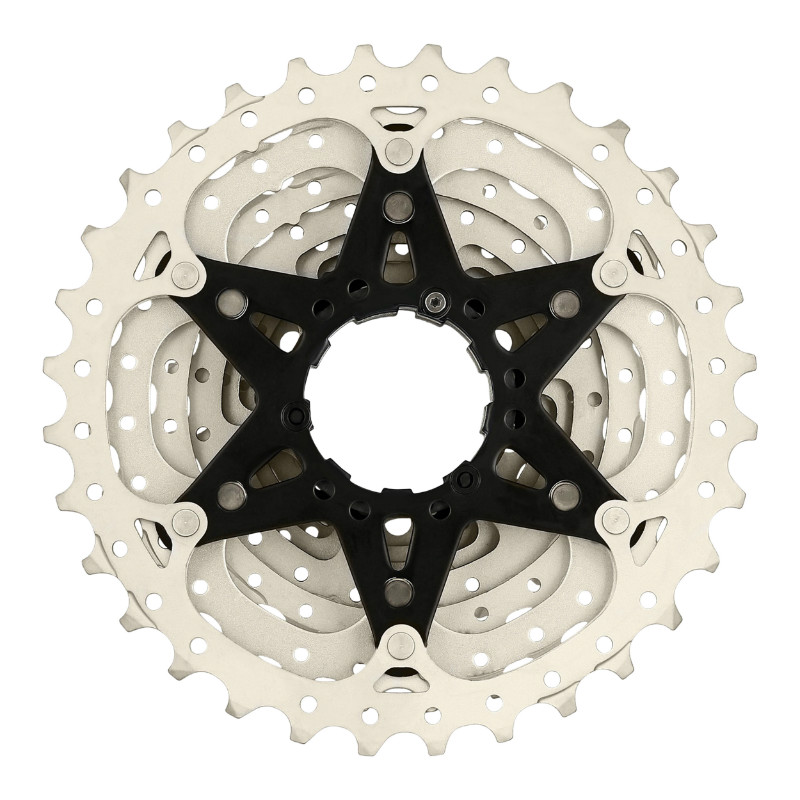 Cassette 9 vitesses Sunrace R91 11-28 Shimano nickel - vue 2