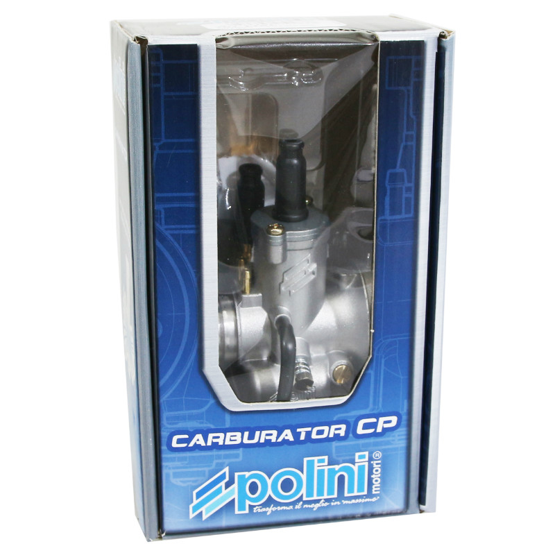 Carburateur Polini CP 17,5 avec dépression et graissage, starter à câble (201.1701) - vue 4