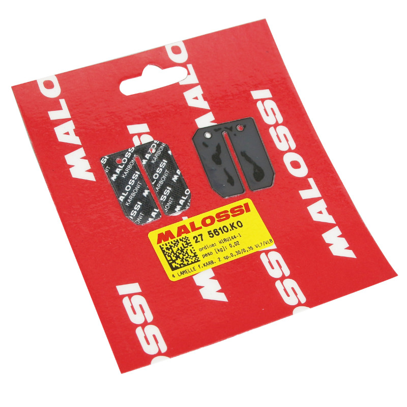 Lamelle de clapet Malossi carbone 0,30-0,35 (X2) pour carter Malossi - vue 2