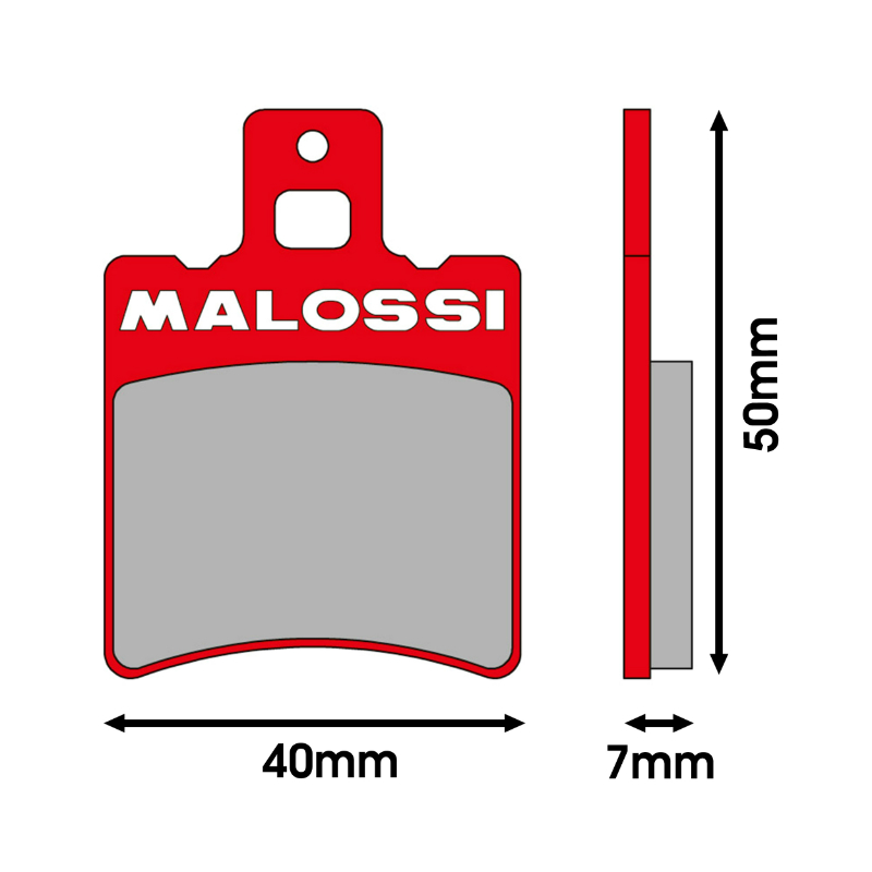 Plaquette de frein Malossi MHR - vue 2
