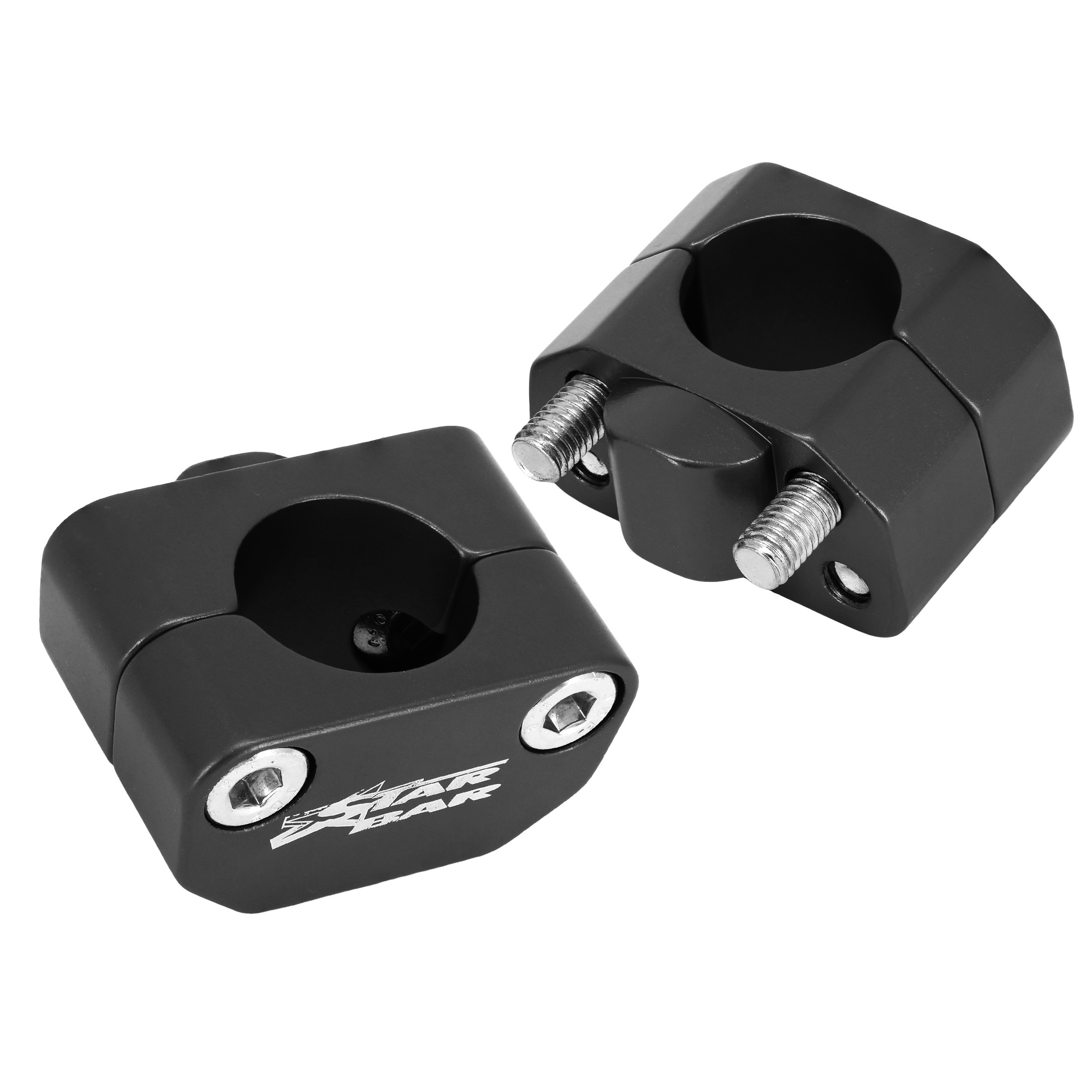 Pontet de guidon universel Star Bar alu diam 28,6 mm noir (paire) - vue 2