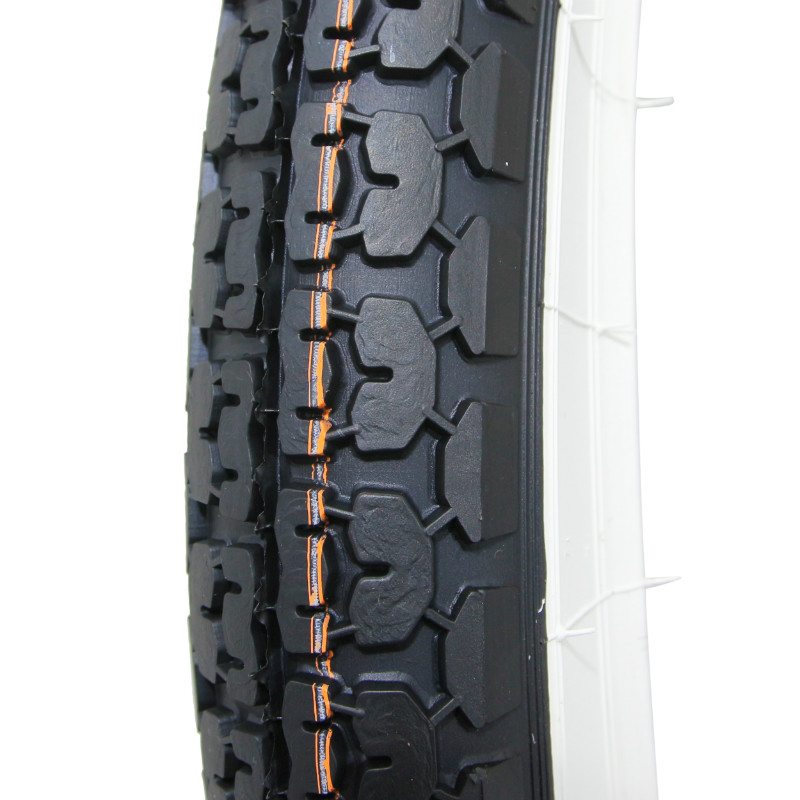 Pneu cyclo 17'' 2.25-17 Mitas B4 flancs blancs TT 39J renforcé - vue 2