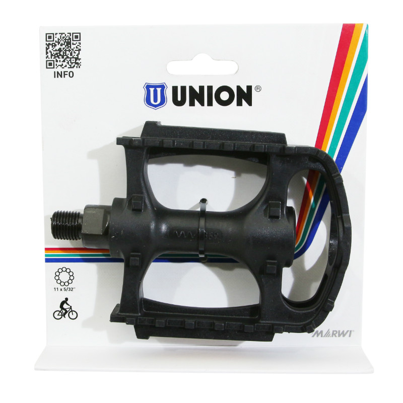 Pédales VTT résine Marwi SP872 noir 1-2" (paire) - vue 2