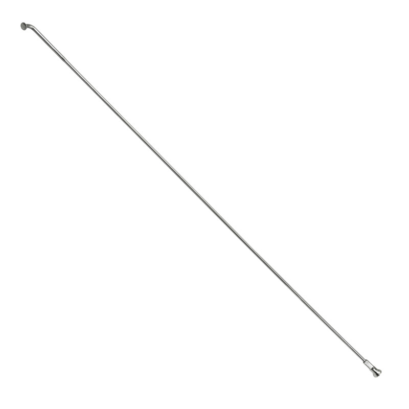 RAYON RENFORCE INOX ARGENT 2,0mm AVEC TETE COUDEE EN 2,3mm L 302mm AVEC ECROU (VENDU A L'UNITE)