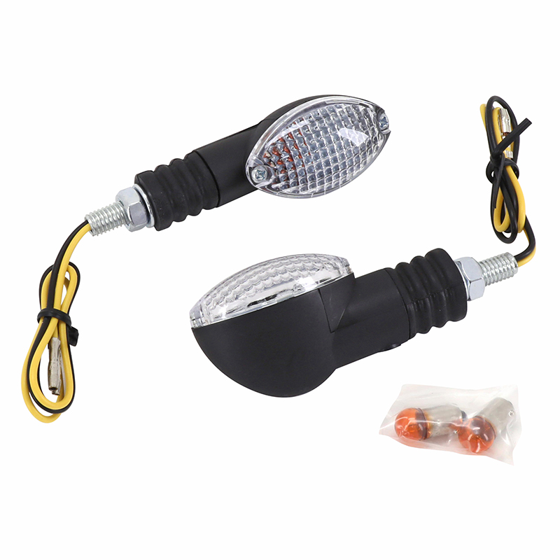 Clignotant universel Replay mini ovale a ampoule BA9S transparent-noir (l 75MM - h 28MM - l 38MM) (paire) ** - vue 2