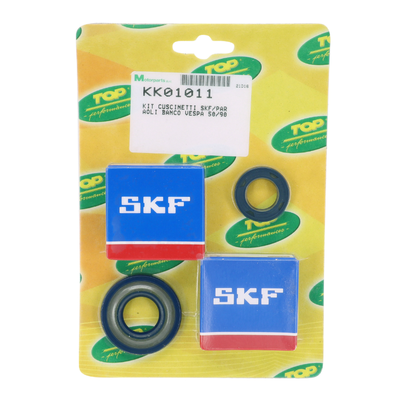 Roulement d'embiellage + joint TOP PERFORMANCES adaptable Piaggio 50-90 Vespa PK (kit 6204+6303) - vue 2