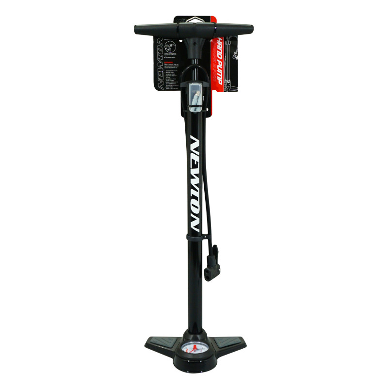 Pompe à pied Newton FPV1 acier coloré noir raccord double style switch avec manomètre 11 bars VP-VS - vue 5