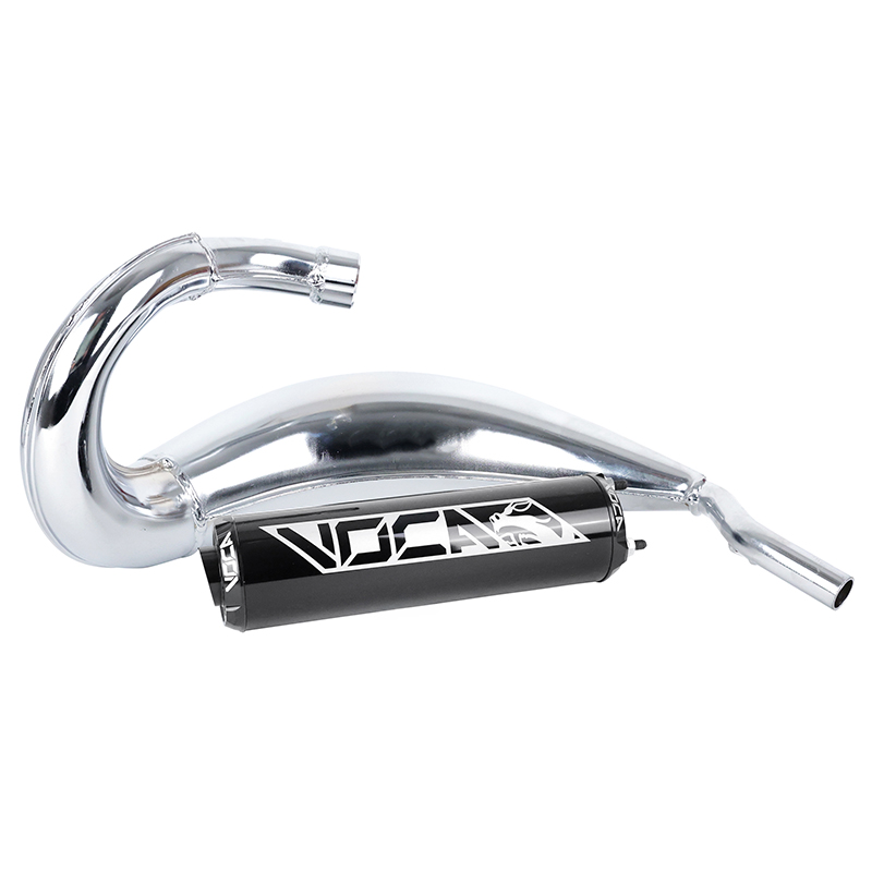 Silencieux VOCA Racing chromé passage haut pour Sherco 50 SM-R SE-R - vue 2