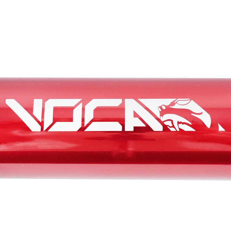 Silencieux VOCA Racing chromé aluminium rouge passage haut droit pour Beta 50 RR 2012-2020 - vue 3