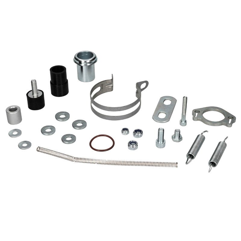 Silencieux Voca Racing chromé boîte pour Derbi 50 Senda, Senda DRD, Aprilia 50 RX/SX passage haut alu noir - vue 5