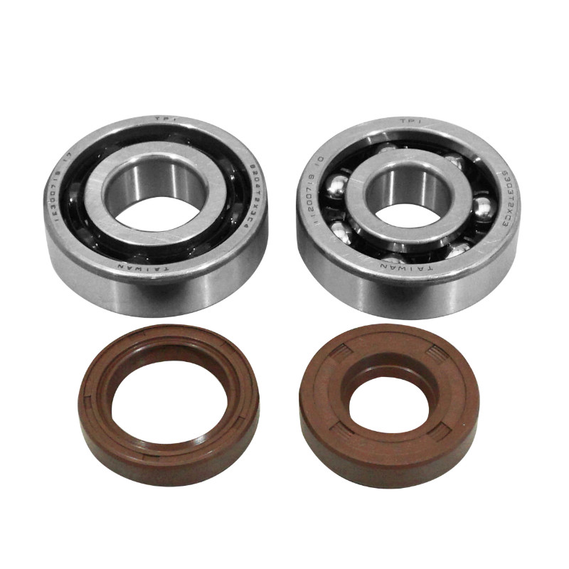 Roulement d'embiellage + joint 50 à boîte Artek K2 TPI adaptable Minarelli 50 AM6 MBK 50 X-Power Yamaha 50 TZR Peugeot 50 XPS Rieju 50 RS1 Beta 50 RR
