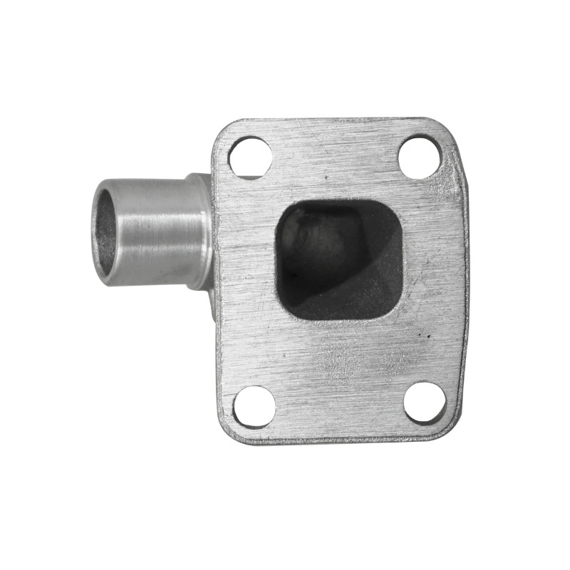 Pipe d'admission aluminium adaptable MBK 51 pour carburateur Dellorto (diam ext 18 mm) - vue 2