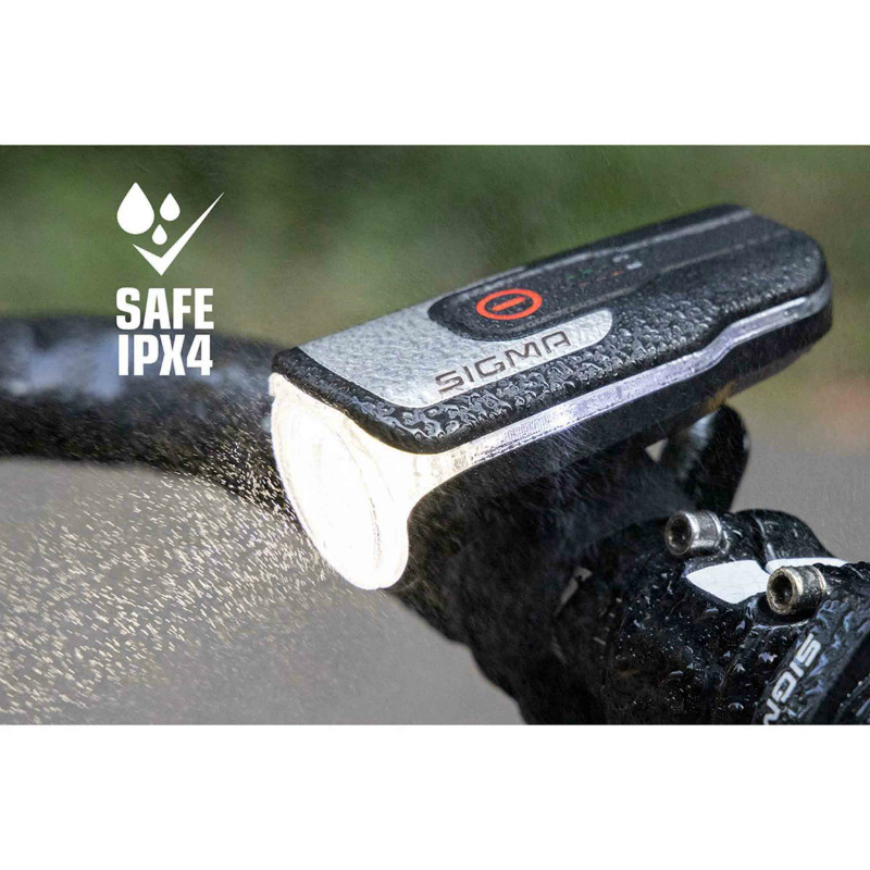 Éclairage vélo USB avant Sigma Aura 80 lux noir homologué - vue 3