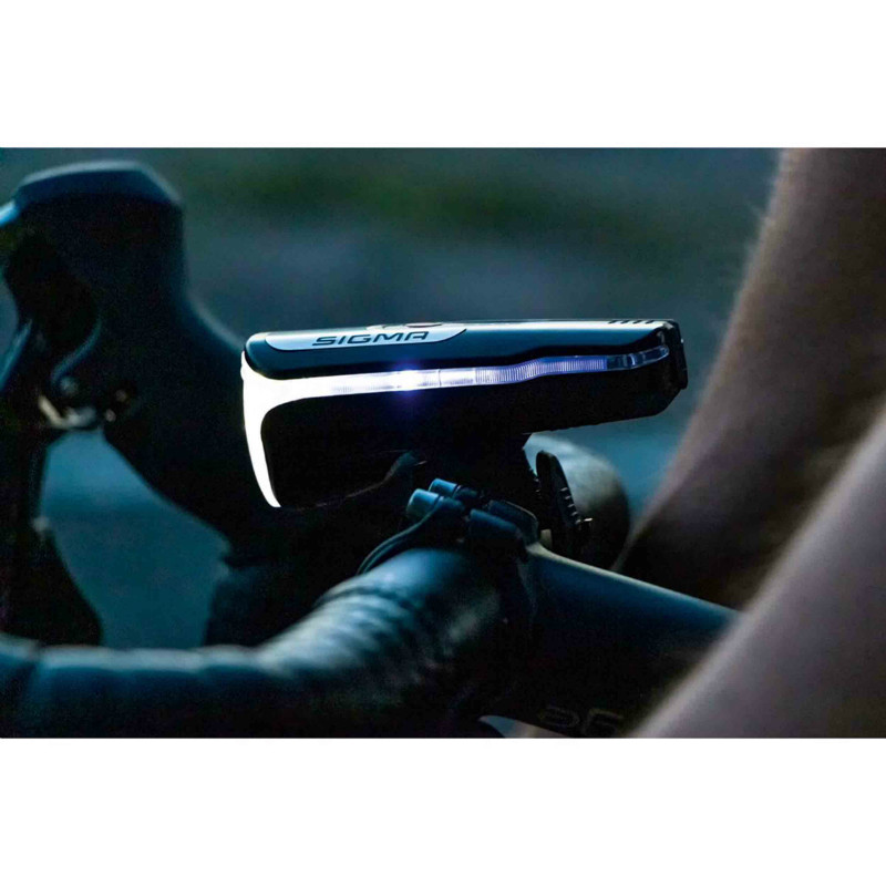 Éclairage vélo USB avant Sigma Aura 80 lux noir homologué - vue 4