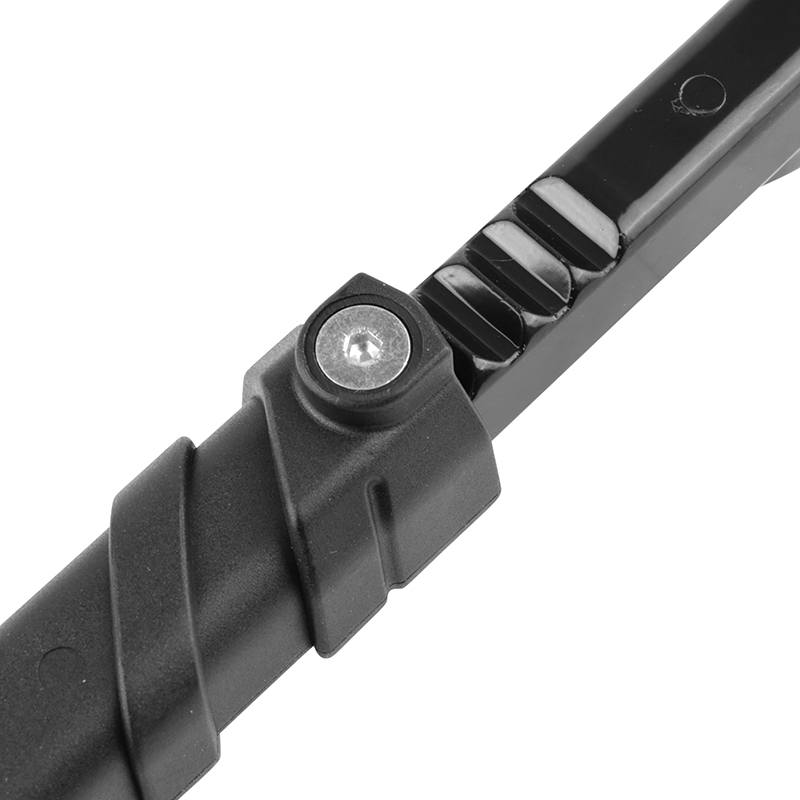 Bequille velo laterale arriere Newton 26-29'' pour e-bike noir reglable fixation 2 vis sur base entraxe 18-40MM - concue pour velo lourd et e-bike - vue 4