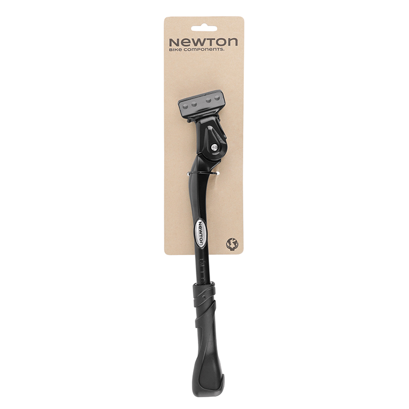 Bequille velo laterale arriere Newton 26-29'' pour e-bike noir reglable fixation 2 vis sur base entraxe 18-40MM - concue pour velo lourd et e-bike - vue 6