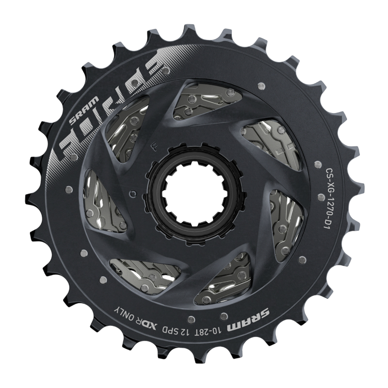 Cassette SRAM AXS Force XG-1270 10-28 corps XDR - vue 2