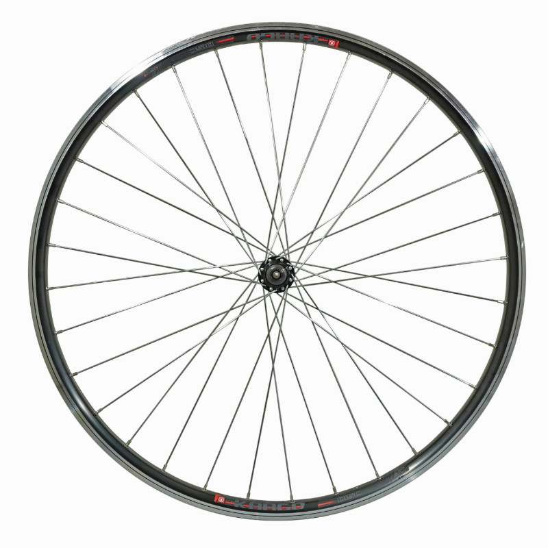 Roue avant VTC cargo VAE Velox M840 Kargo moyeu Shimano QC300 500 noir 32 rayons - vue 2