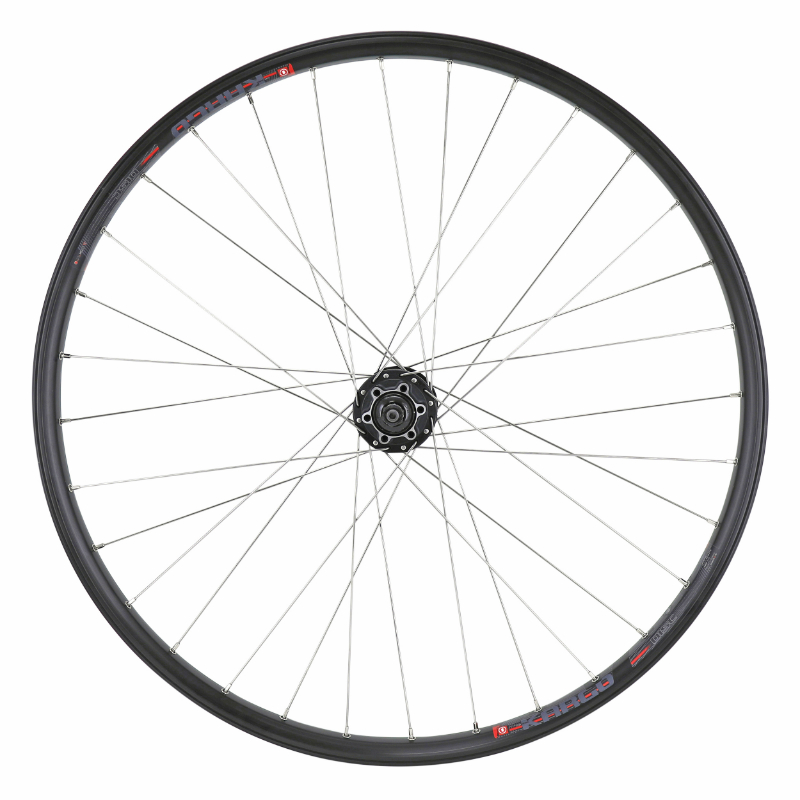 Roue arrière Velox Kargo L 700x35 28" disque 6 trous moyeu Shimano Deore M475 cassette 11-10-9-8V jante 25C 32 rayons inox - vue 2