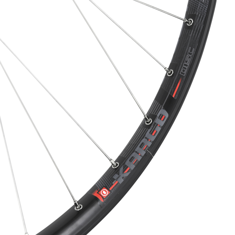 Roue arrière Velox Kargo L 700x35 28" disque 6 trous moyeu Shimano Deore M475 cassette 11-10-9-8V jante 25C 32 rayons inox - vue 4