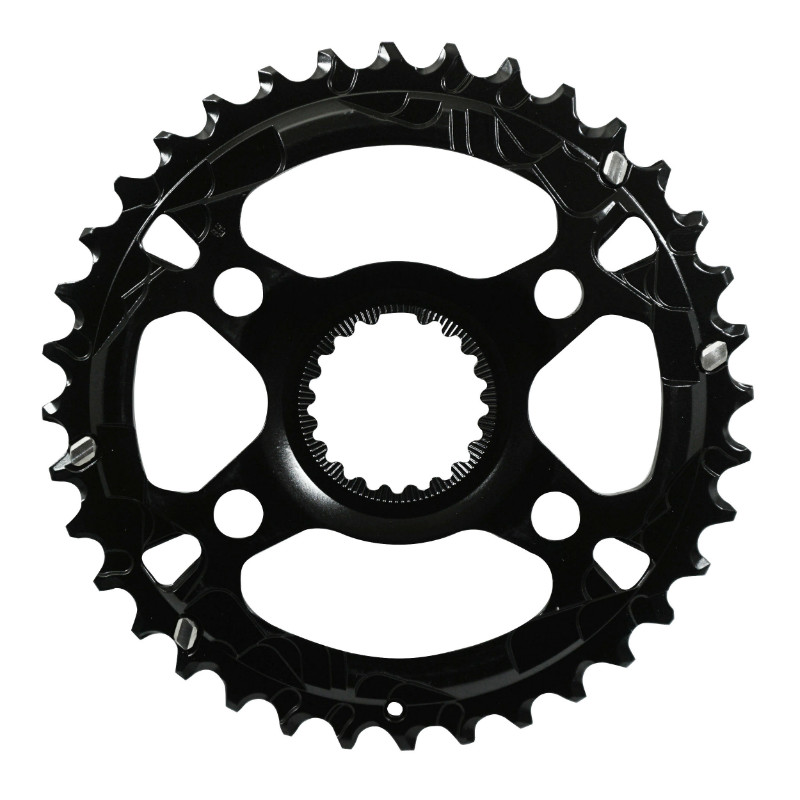 Plateau VTT direct mount pour Shimano XT M8100 double 36DTS exterieur origine 12V. - vue 2