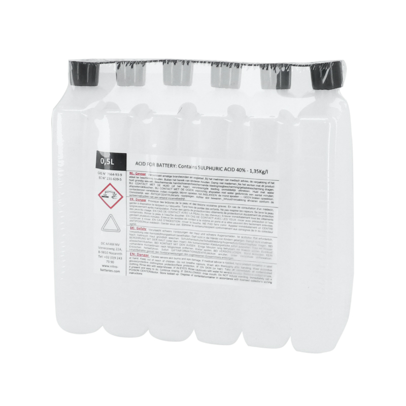 Batterie 12V 10 ah NT12A-BS Nitro MF sans entretien avec pack acide (lg150xl87xh105mm) (equivalent YT12A-BS) - vue 3