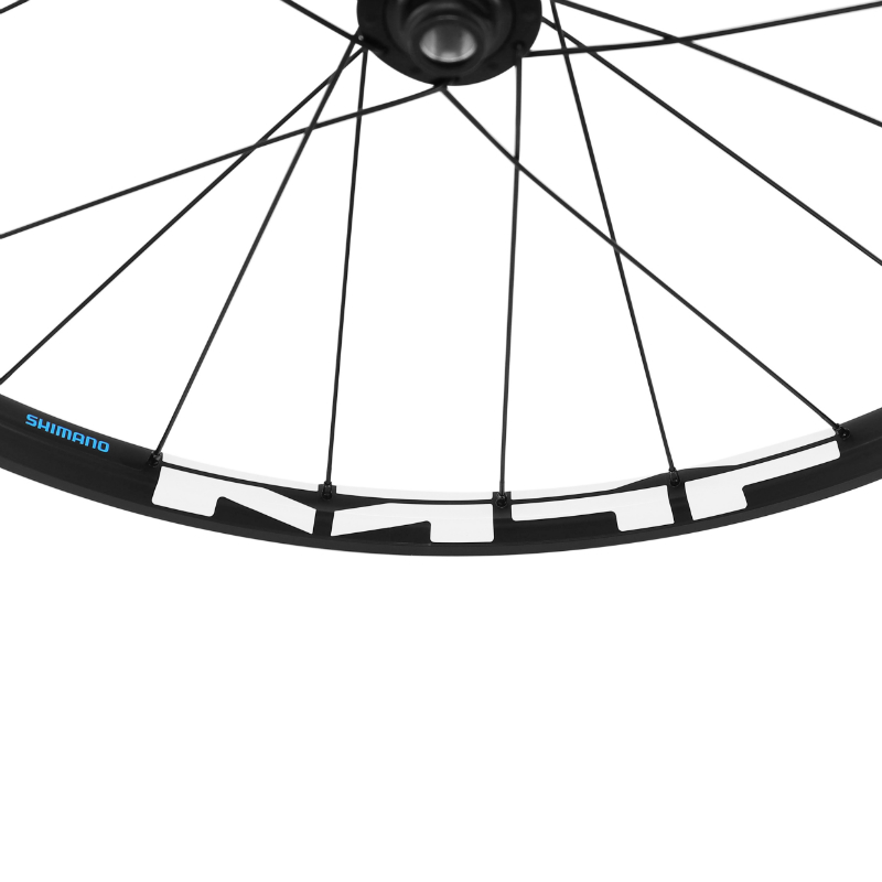Roue VTT disque 29" Shimano MT500 boost centerlock avant noir axe traversant 15-110 jante 24C - vue 3
