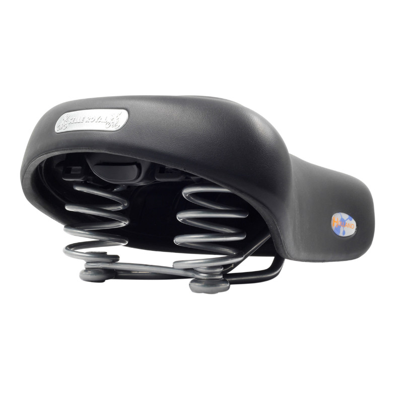 Selle Royal city holland avec gel et ressorts noir 247X219MM 690G - vue 2