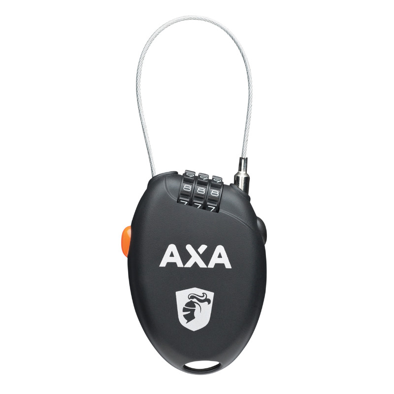 Antivol vélo câble à combinaison AXA Roll noir L750 mm diam 1,6 mm - vue 2