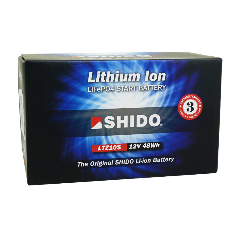 Batterie 12V 4 ah LTZ10S Shido lithium ion prete a l'emploi (lg150xl87xh93) remplace YTZ10S - vue 2