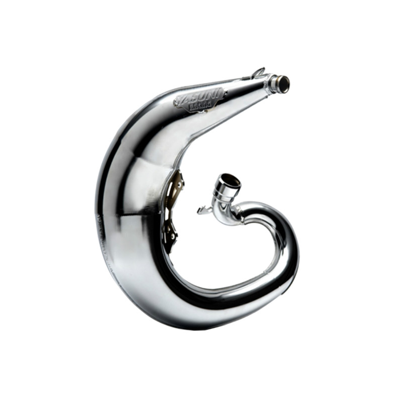 Pot 50 a boite Yasuni cross ML chrome pour beta 50 rr-rieju 50 MRX, SMX (passage haut a gauche) (silencieux noir) -tub807xbcr-19 - vue 2
