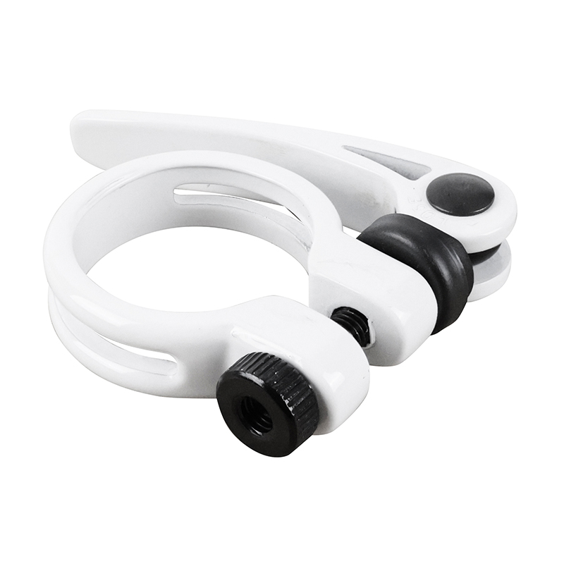 Collier de serrage tige de selle rapide Newton aluminium blanc diamètre 34,9 mm - vue 2