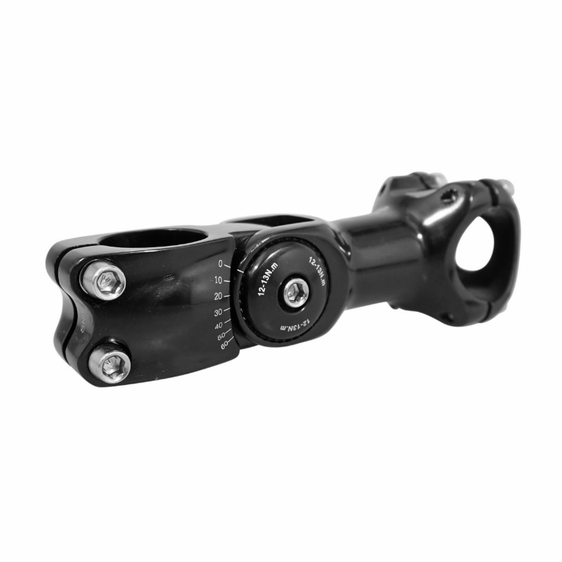 Potence VTT-VTC P2R réglable noir 31,8 110 mm pour pivot fourche 1"1/8 - vue 2