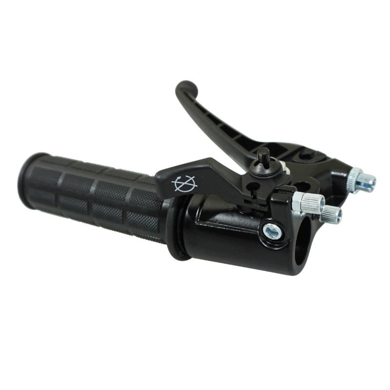 Poignée de gaz cyclo adaptable MBK 88, 89 avec décompresseur P2R - vue 4
