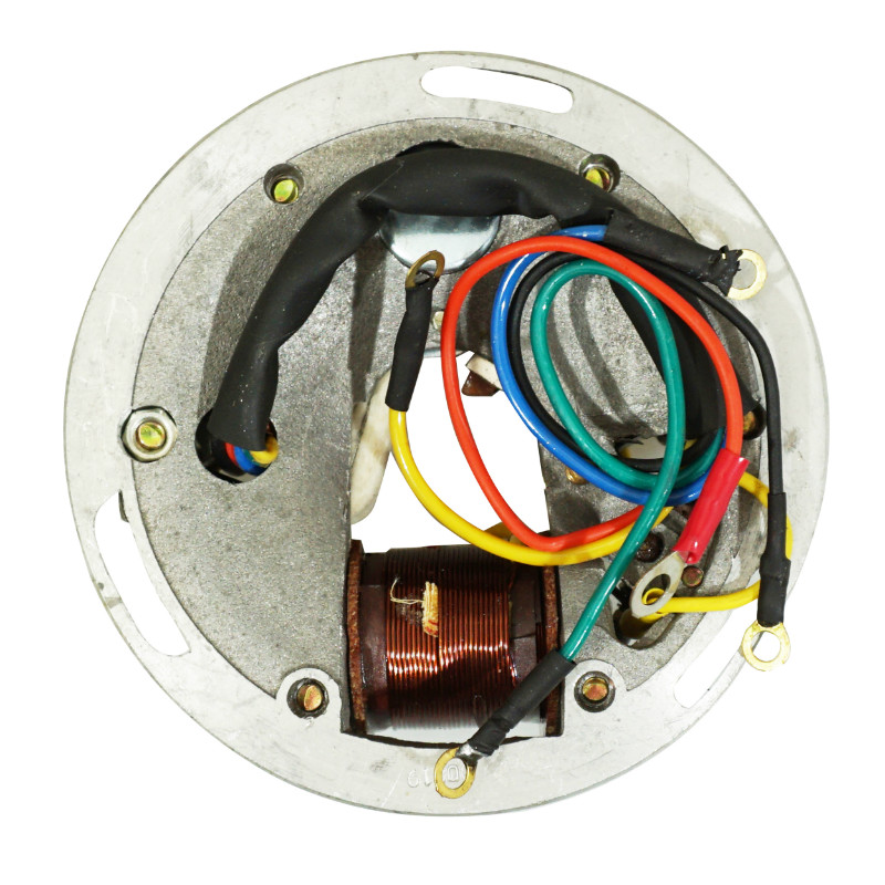 Stator d'allumage adaptable Piaggio 125 Vespa GTR, TS, Sprint 1ère série - 3 bobines rupteur condensateur OLYMPIA - vue 4
