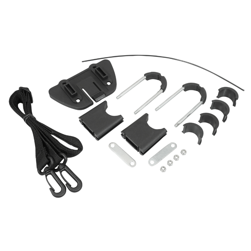 Sacoche de cintre-guidon velo Newton N4 noir fixation clip 25.8-31.8 avec lecteur carte (lg30xl19xh21) - vue 4