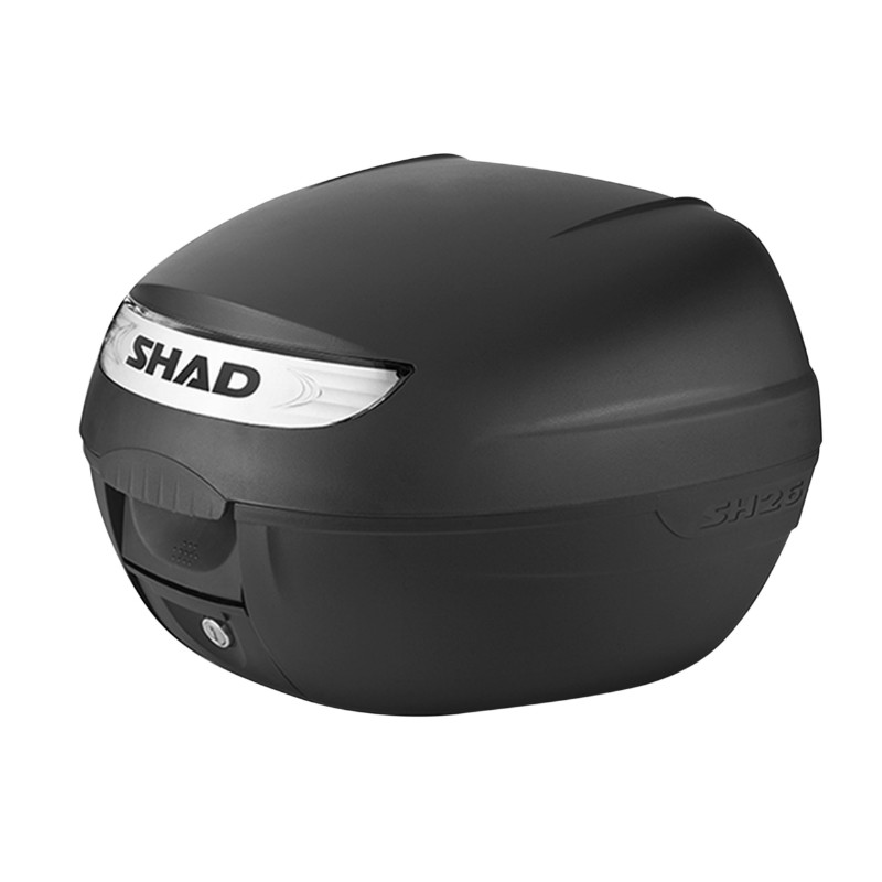 Top case Shad SH26 noir 26L avec platine pour scooter-maxiscooter (contenance 1 casque integral) (L40XH28,2XP40,5CM) (D0B26100)