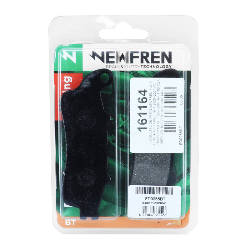 Plaquette de frein Newfren FD0255BT touring organique - vue 3