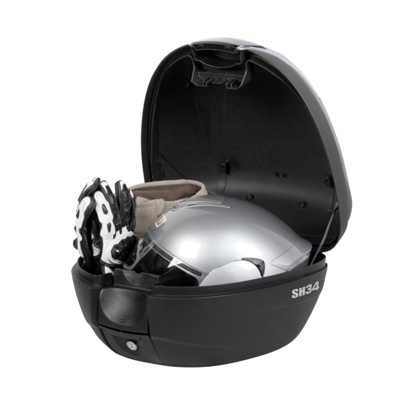 Top case Shad SH34 noir-carbone 34L avec platine (contenance 1 casque integral + accessoires) (l42xh31xp43cm) (D0B34106) - vue 2