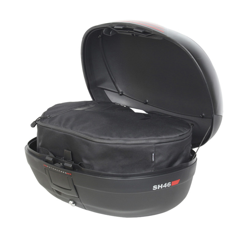 Top case Shad SH46 noir 46L avec avec platine (contenance 2 casque integral) (l58xh31xp42cm) (D0B46200) - vue 3